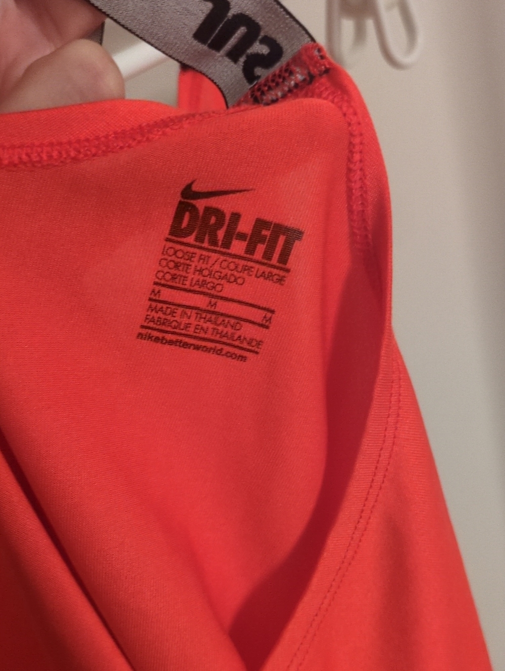 Nike Dri-Fit Red Racerback Workout Top - Picture 3 of 6